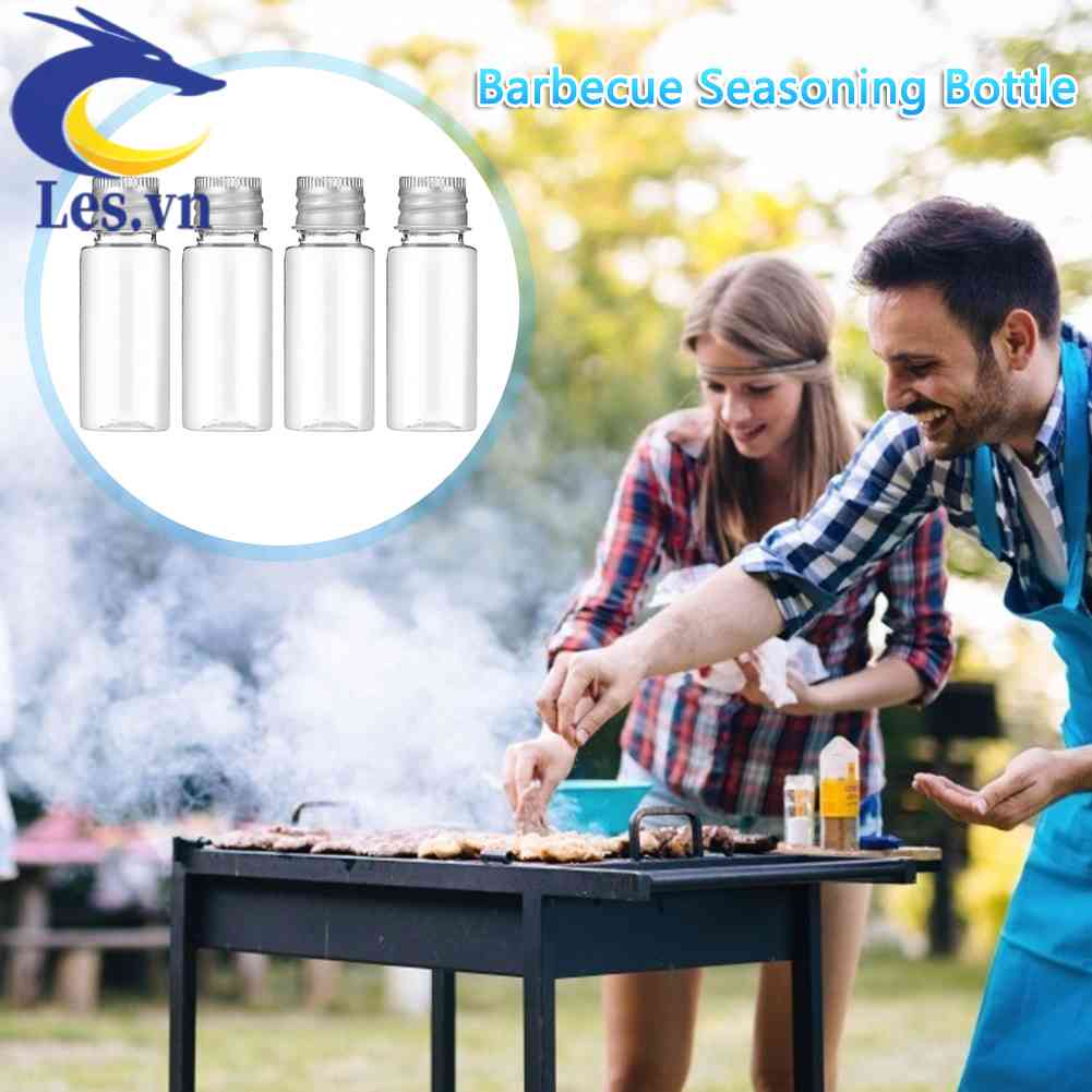 Bộ 4 Hũ Đựng Gia Vị 20ml Tiện Lợi Cho Hoạt Động Ngoài Trời