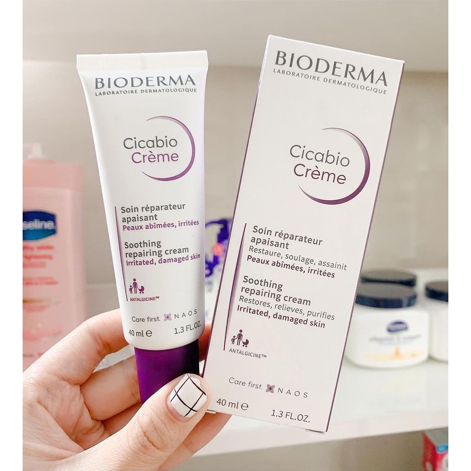 Kem phục hồi và tái tạo da tổn thương Bioderma Cicabio Crème - 40ml