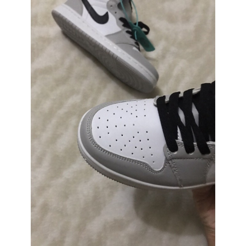 Giày Sneaker Xám trắng cổ cao | BigBuy360 - bigbuy360.vn