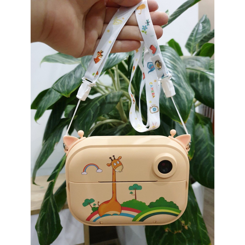 POLAROID mini_ Máy quay nhanh có thể quay video cho trẻ em_ Tặng kèm 1 cuộn phim 80 + 1 thẻ nhớ 32gh miễn phí