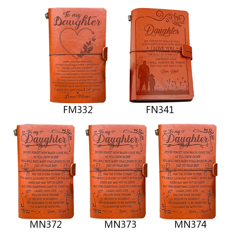 Sổ Tay Bìa Da Phong Cách Vintage Độc Đáo