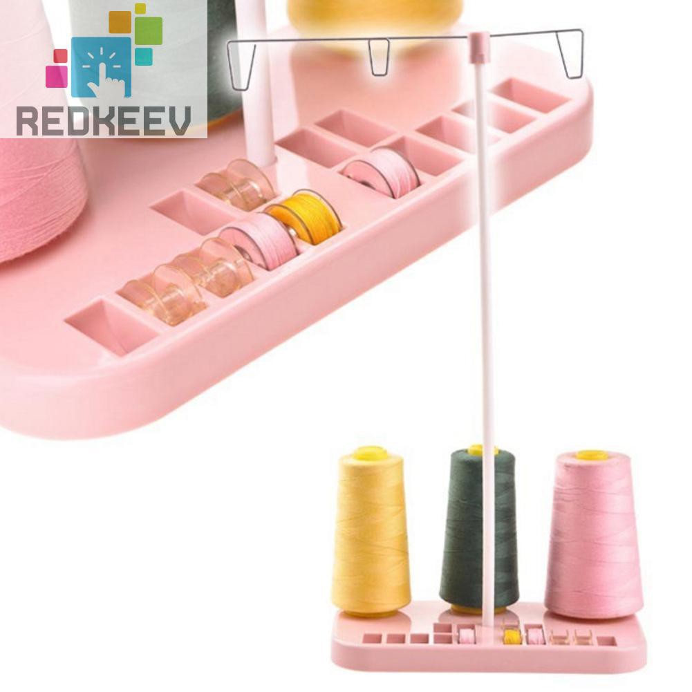 Giá Đỡ 3 Cuộn Chỉ May 1.13 Màu Hồng