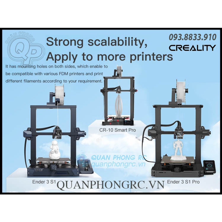 Bộ Đùn Trực Tiếp Creality Sprite Duar Gear Extruder Pro Kit  For Ender-3 S1/S1 Pro/CR-10 Smart Pro