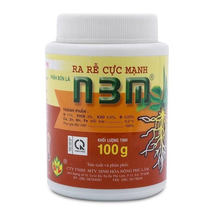 Phân bón lá kích rễ N3M lọ 100g, siêu ra rễ cho cây