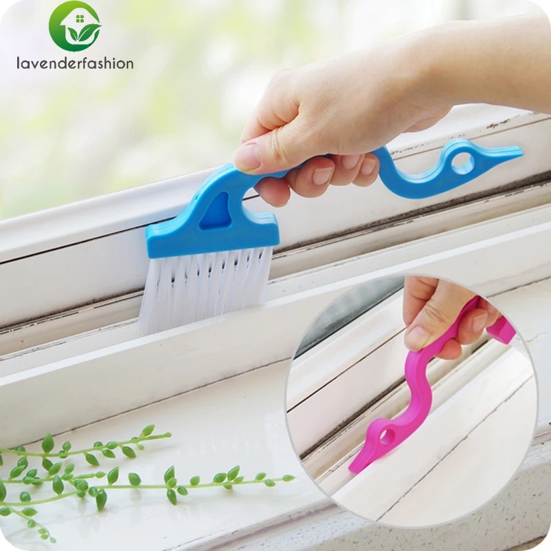Bàn chải nylon làm sạch khe ngạch cửa sổ hình dạng thiên nga đa năng
