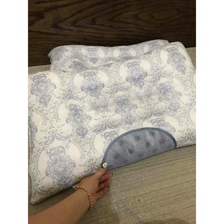 GỐI BÔNG XUẤT NHẬT CÓ HẠT MASAGE CỔ [ SY88 ]