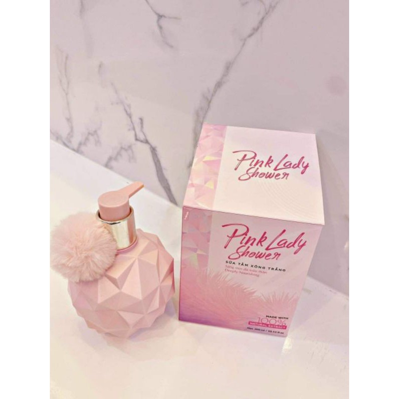 Sữa tắm xông trắng body Pink shower