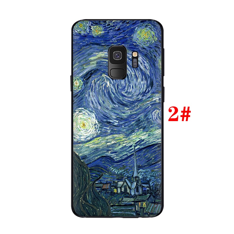 Ốp điện thoại silicone TPU mềm hình tranh Van Gogh cho Samsung S9 Plus S10E S10 Lite Plus