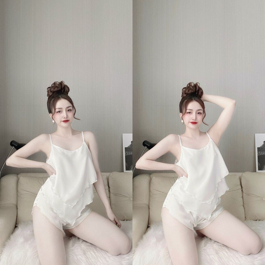 Đồ ngủ nữ MIKY Đồ ngủ sexy lụa Satin cao cấp mềm mại xinh xắn