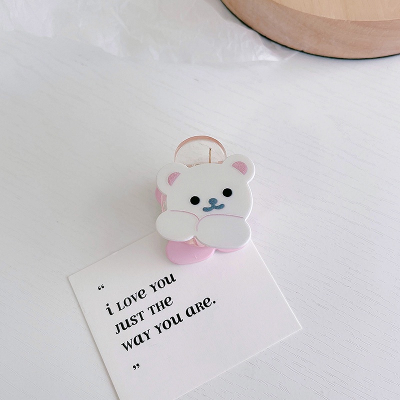 Kẹp tóc hình gấu hoạt hình xinh xắn dễ thương cho bé gái