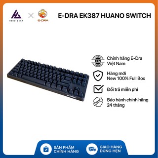 Bàn phím cơ EDRA EK387 Bản 2021 Huano Switch - Kết nối USB Type-C - Hàng chính hãng