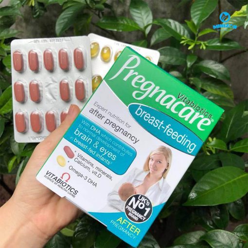 Viên uống Pregnacare Breast-Feeding cho mẹ sau sinh, viên uống bổ sung vitamin cho mẹ - Monnie Kids