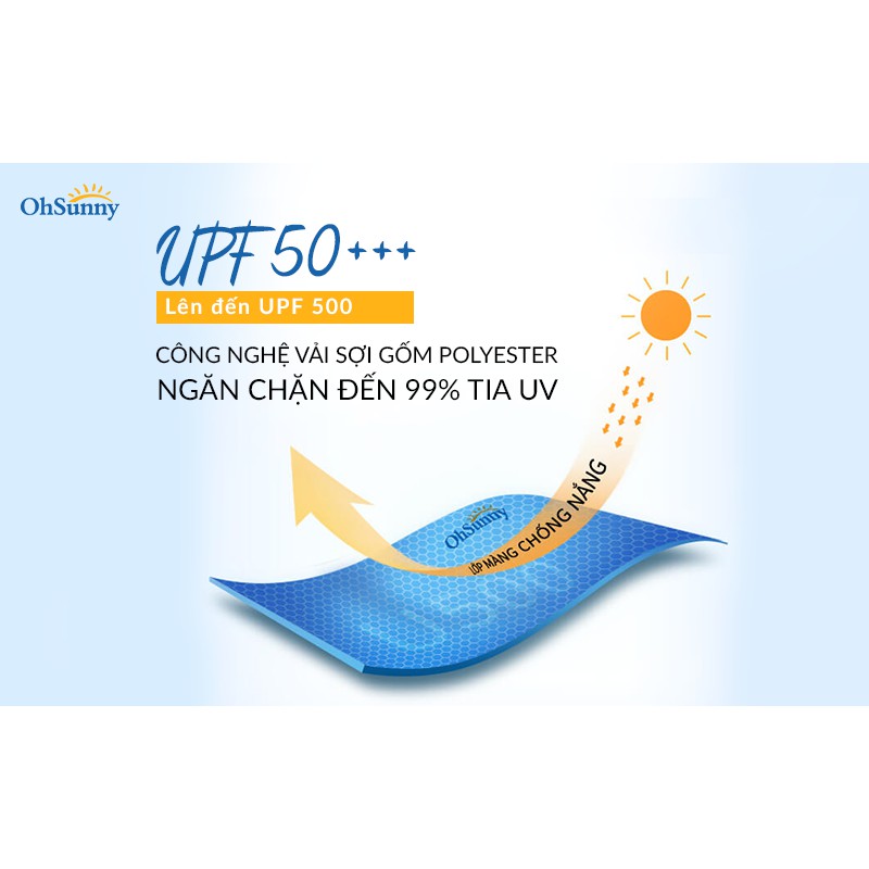 Áo Chống Nắng Nữ OHSUNNY Classic UPF50+++ 19SSF041 | BigBuy360 - bigbuy360.vn
