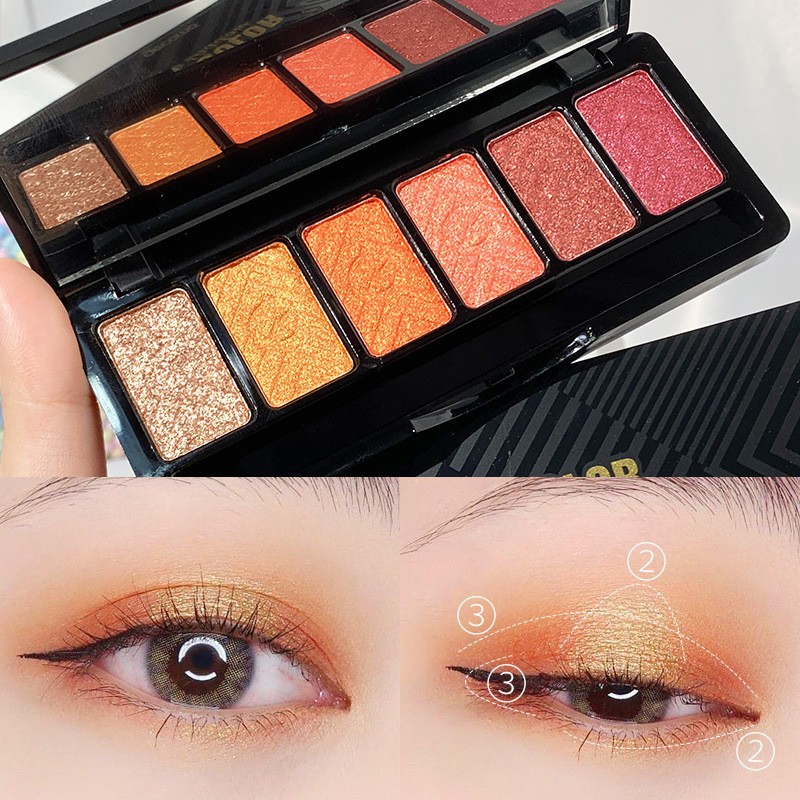 (Hàng Mới Về) Bảng Phấn Mắt Ướt Nhiều Màu Chống Nước Không Nhòe Tiện Dụng | BigBuy360 - bigbuy360.vn