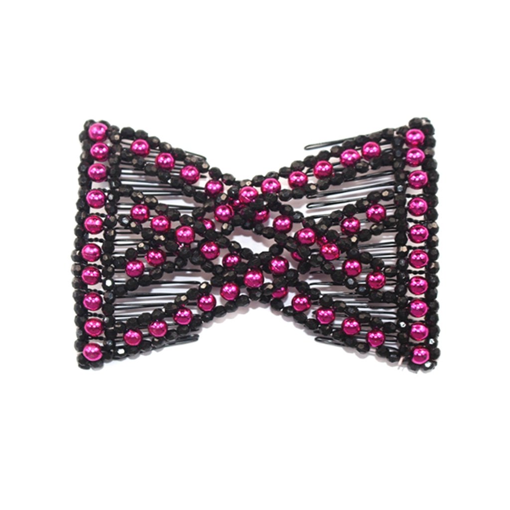 Lược cài tóc hình nơ đính hạt thời trang thanh lịch