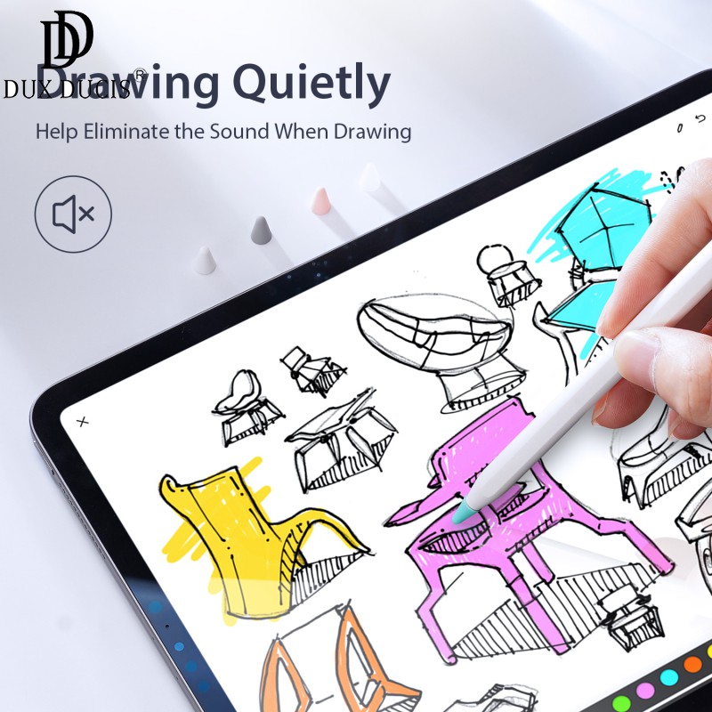 Bộ 10 Bọc Silicon bảo vệ đầu bút Apple Pencil 1, 2 Dux Ducis - Silicone tip cover | WebRaoVat - webraovat.net.vn