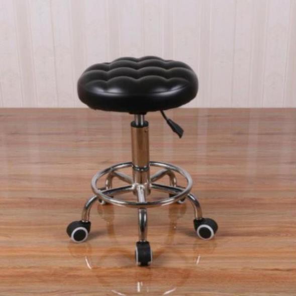[Thanh lý xả kho] Ghế xoay 360 độ, ghế spa tựa và không tựa dùng trong spa, phun xăm loại da tốt | BigBuy360 - bigbuy360.vn