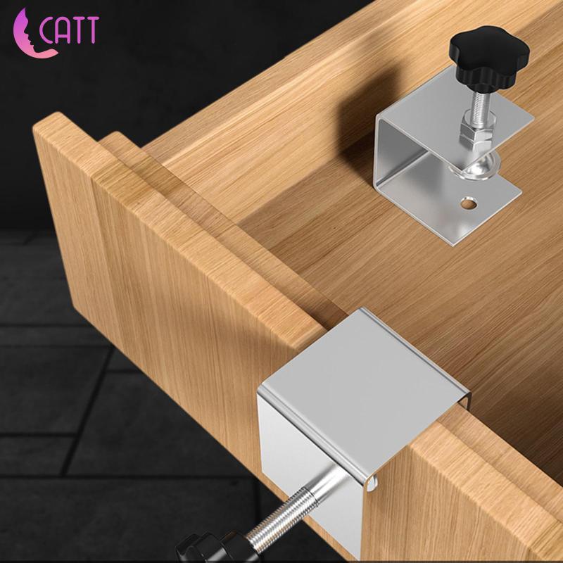 Set 2 Kẹp Cố Định Điều Chỉnh Đồ Gỗ Bằng Thép Không Gỉ Dadada1