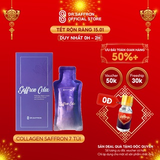 Collagen cô đặc Saffron Colax dạng nước hộp 7 túi x 30ml/túi