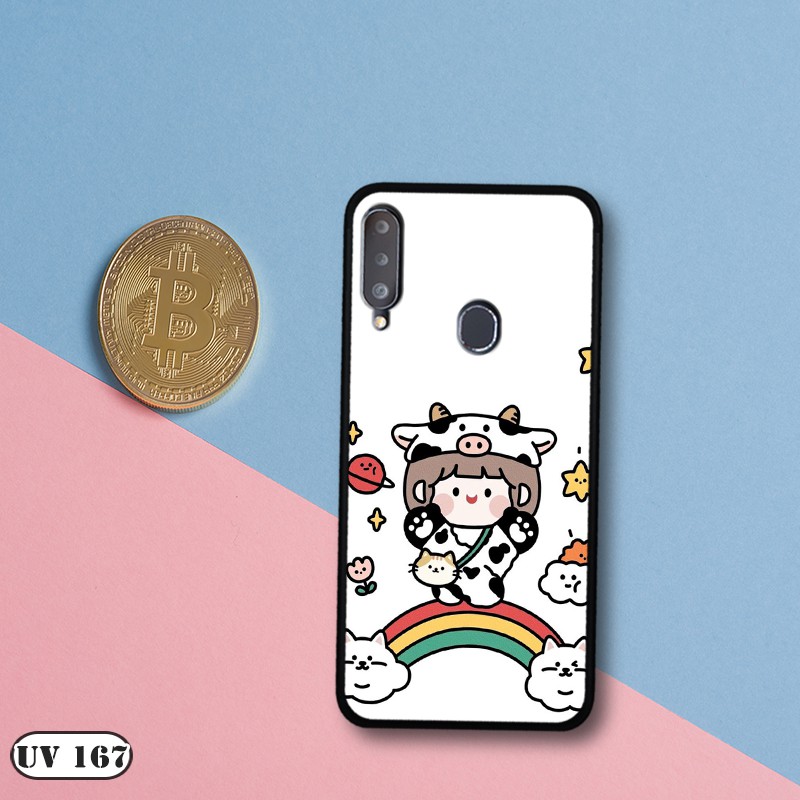 Ốp lưng nhám Samsung Galaxy A20s - in hình