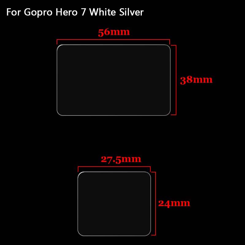 Kính cường lực 2.5d siêu mỏng thời trang cho Gopro Hero 7 8 Hero7 Silver Hero8