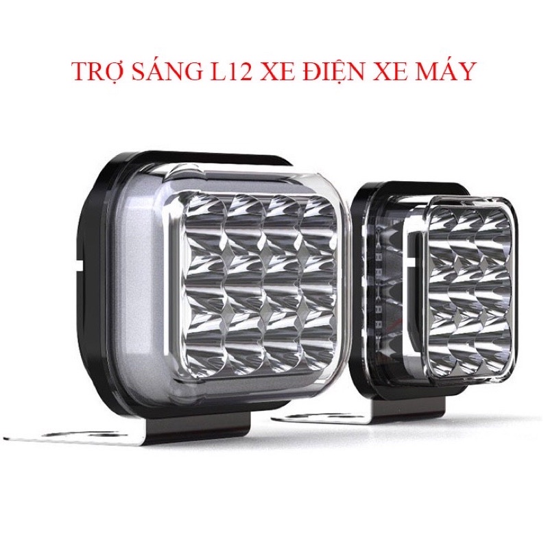 Đèn trợ sáng l12 xe máy xe máy điện cực sáng