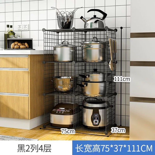 KỆ LƯỚI ĐỂ NHÀ BẾP TIỆN ÍCH. Rất chắc chắn