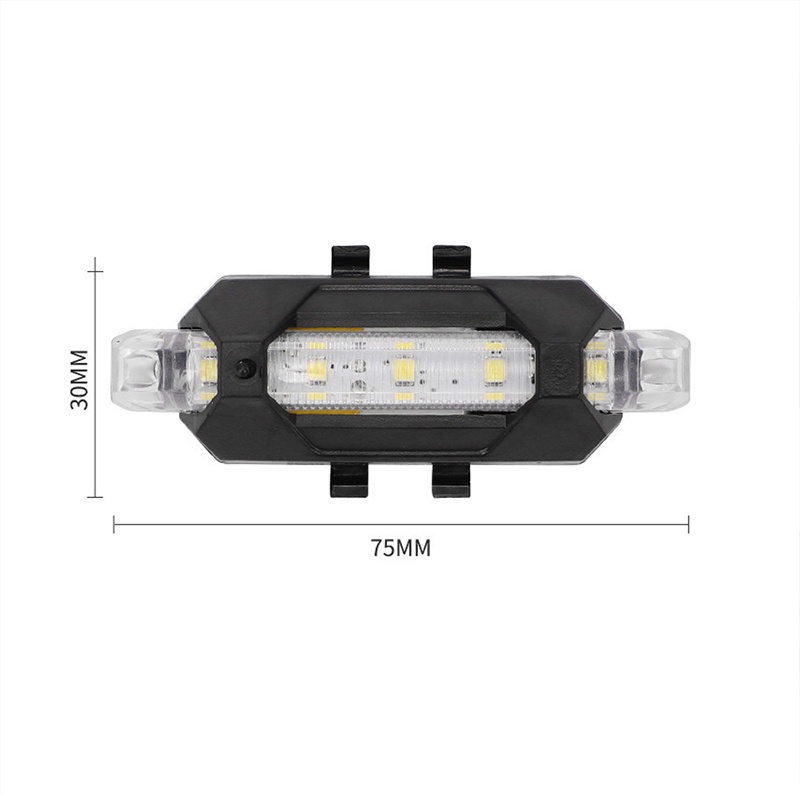 Đèn Cảnh Báo Gắn Đuôi Xe Máy / Xe Đạp / Máy Bay Có Điều Khiển Từ Xa 7 Màu Sắc