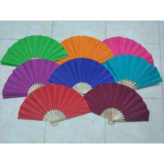 Quạt vải Huế_Phiên bản tự do (dài 28cm, xòe 52cm, nặng 50g)