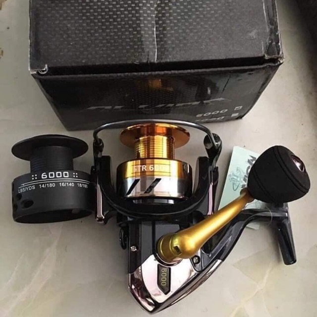 Máy câu cá ALVION STR 4000-5000-6000-7000 tặng kèm 1 lô phụ - ĐỒ CÂU PHÍA BẮC - S32