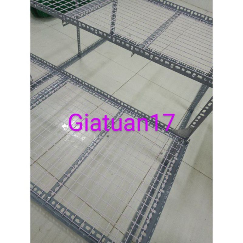 Kệ bậc thang sắt v lỗ 3 bậc V3x3cm   để cây và hàng hoá