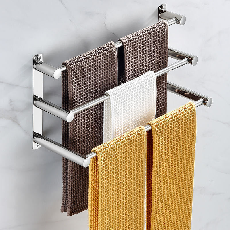 A - LIFE  Giá Inox 304 Treo Khăn Gắn Tường Không Cần Khoan / Không Cần Khoan