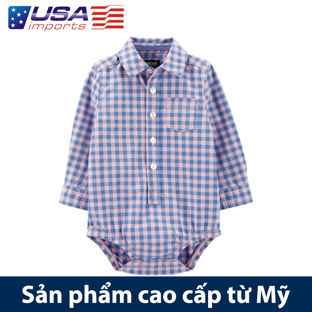 Bodysuit sơ mi tay dài Osh-cót Auth Từ Mỹ (16231413)
