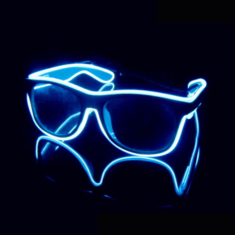Mắt Kính Có Đèn LED Neon Nhiều Màu Sắc Vui Nhộn Dùng Trang Trí Halloween / Giáng Sinh