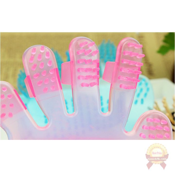 Kẹp tay Găng tay nửa bàn chải lông rụng chó mèo thú cưng TC15SP2