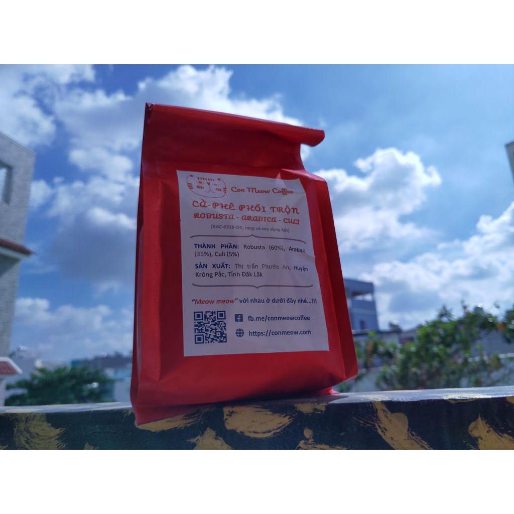 Cà phê phối trộn Robusta - Arabica - Culi (500g)