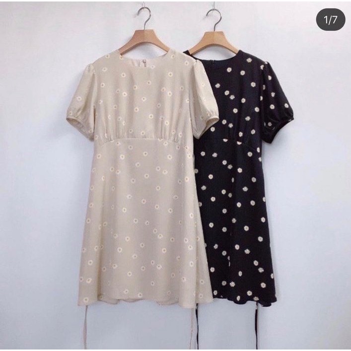 Váy hoa cúc vải thô chất đẹp -Váy hot 2020 | BigBuy360 - bigbuy360.vn