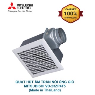 Quạt thông gió âm trần nối ống gió mitsubishi vd-23zp4t5