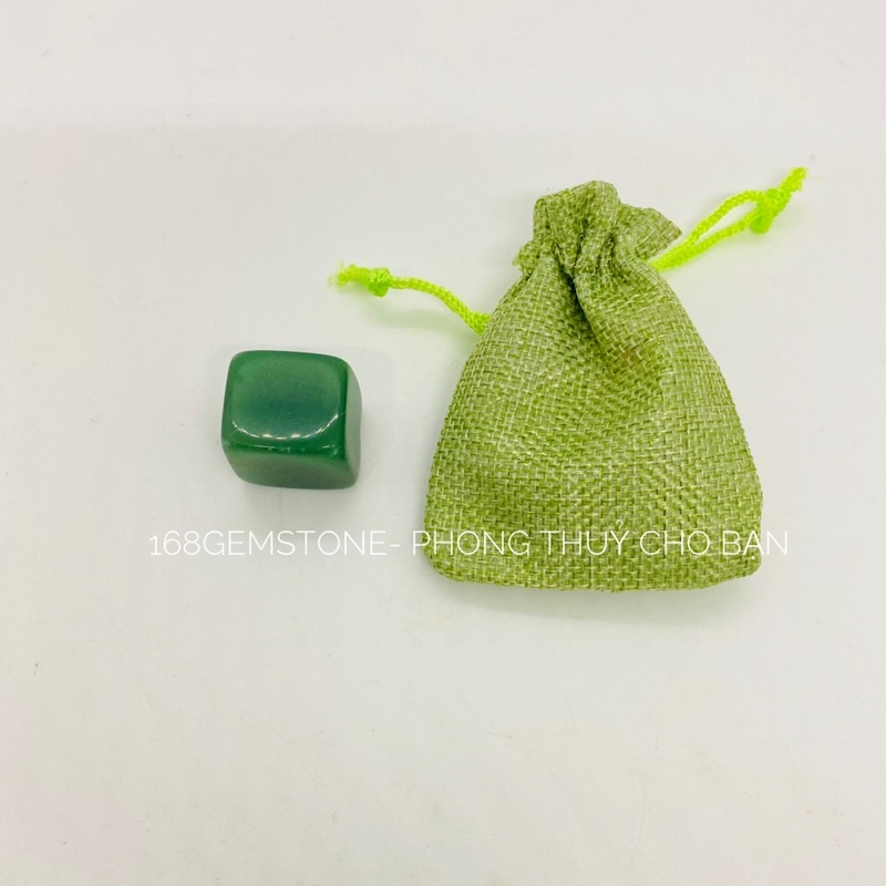 Viên Đá  TA  XAnh Thanh Tẩy Tự Nhiên Chơi Tarot, Đá Phong Thủy