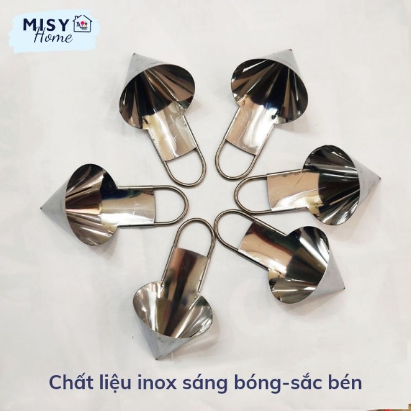 [sỉ] Xoáy hoa cà rốt inox phễu xoáy tỉa hoa trang trí món ăn MISY HOME nhà hàng gia đình cỗ tiệc liên hoan siêu sắc bén