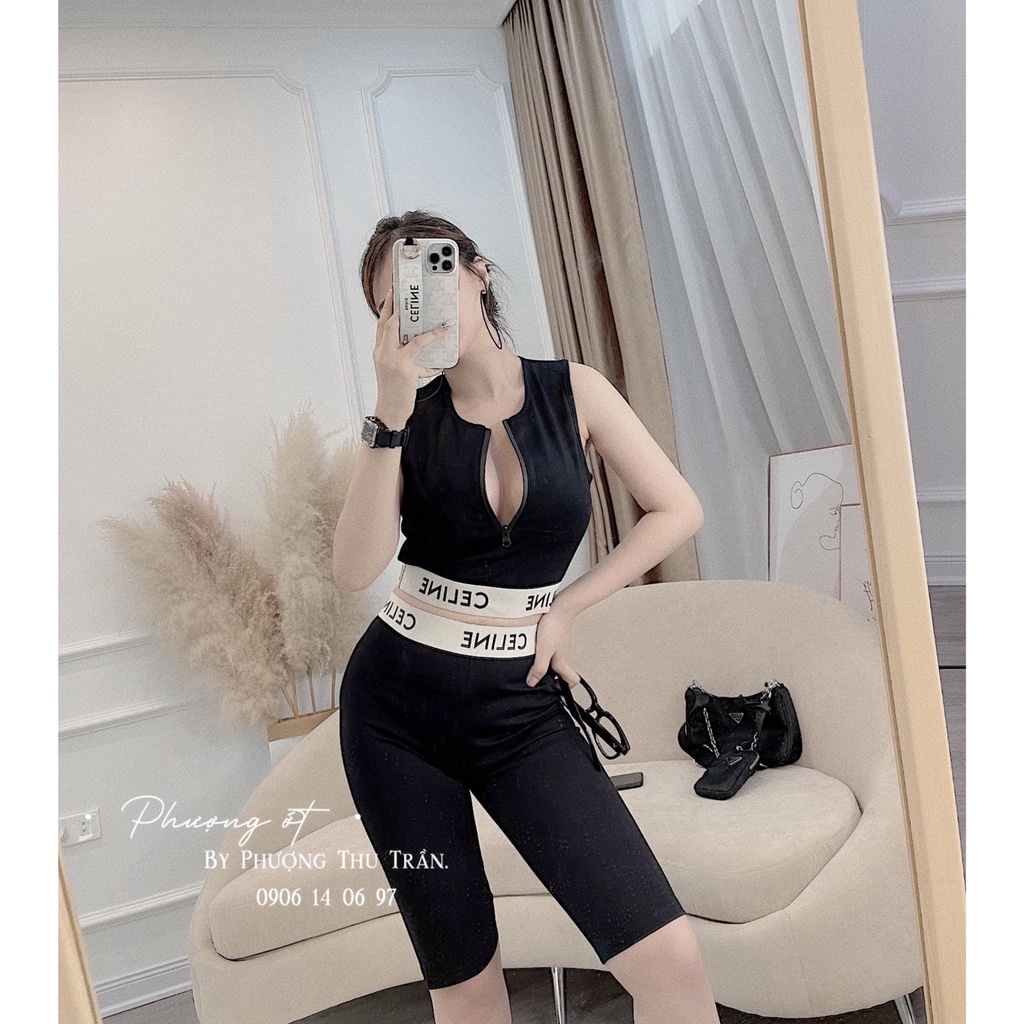 Đồ thể thao croptop khoá ngực❤️GIÁ RẺ NHẤT❤️năng động, thoải mái, thấm hút tốt