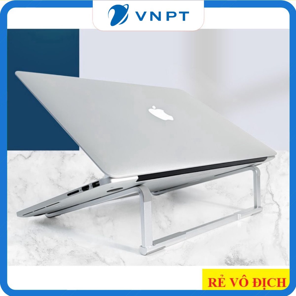 Giá đỡ kiêm kê tản nhiệt cho laptop macbook nhôm L230 chắc chắn, gấp gọn, kê cao tản nhiệt tốt.