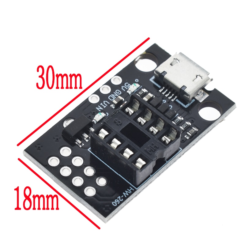 Bảng Mạch Lập Trình Attiny13A / Attiny25 / Attiny45 / Attiny85