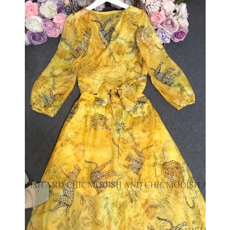 SET VÁY MAXI VOAN ĐƯỢC THIẾT KẾ XẺ BÊN SIÊU TINH TẾ UP Shop Valentina