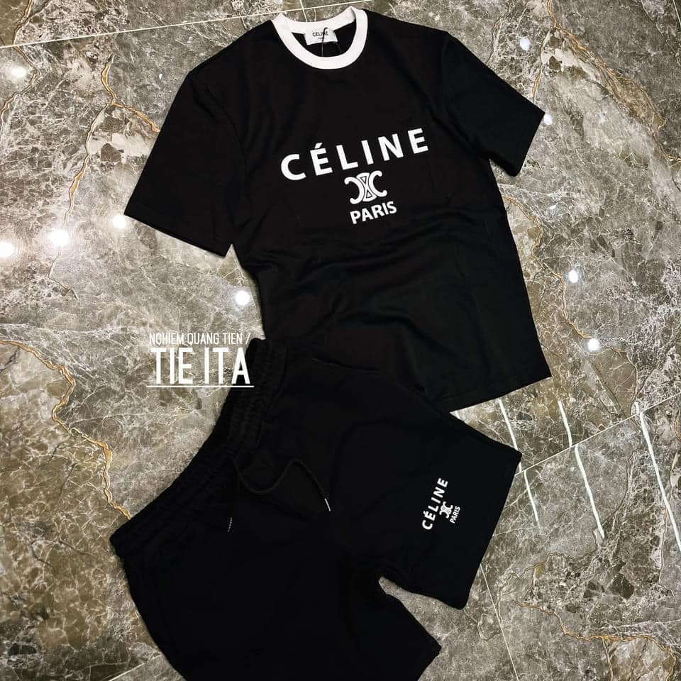 Bộ đồ nam nữ Celine bộ hè chất liệu thun lạnh co dãn thoáng mát bigsize 35-85kg