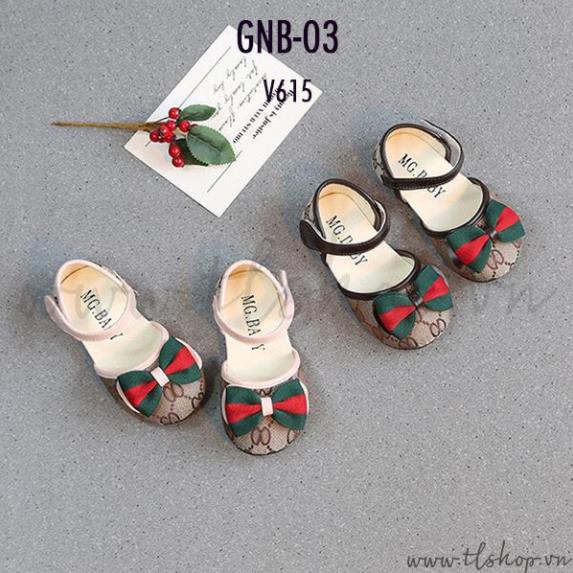 Giày sandal cho bé gái - Giày búp bê nơ 615