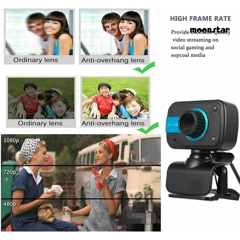 Webcam HD USB tích hợp micro cho máy tính/laptop | BigBuy360 - bigbuy360.vn