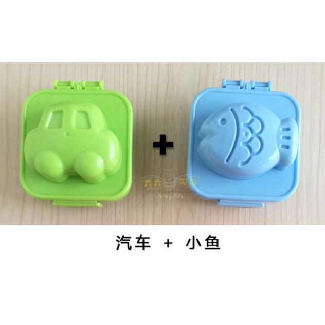 Khuôn cơm hình gấu &amp; thỏ - Hàng nội địa Nhật