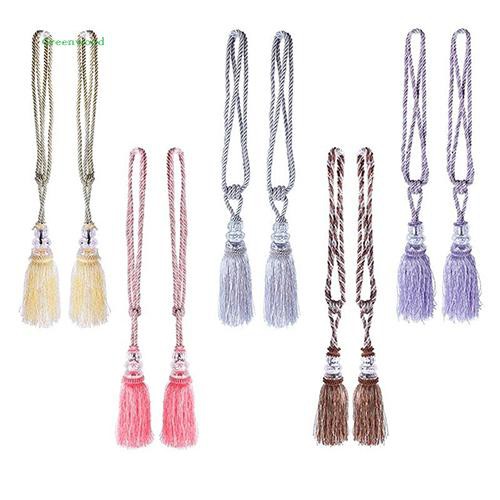 2 Dây cột rèm cửa trang trí núm tua thời trang dùng để trang trí nhà