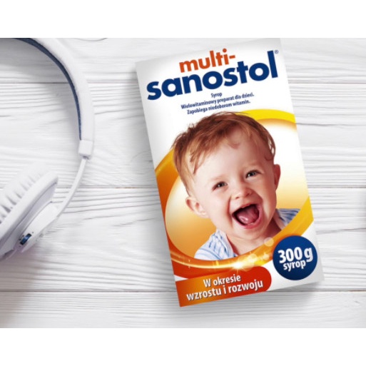 Multi- Sanostol siro bổ sung Vitamin tổng hợp - Hàng nội địa Balan có hóa đơn